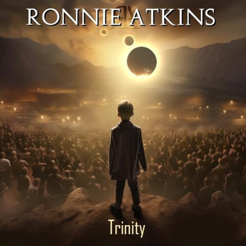 CD cover for Ronnie Atkins’ “Trinity” featuring a boy and landscape.