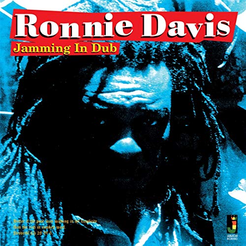 CD cover for Ronnie Davis’ “Jamming In Dub” featuring a portrait of the artist.