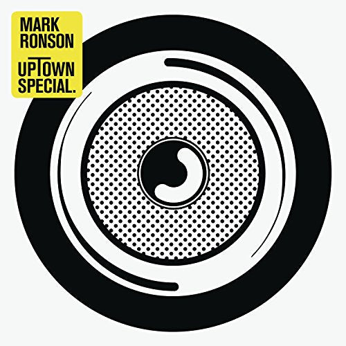 Mark Ronson “Uptown Special” CD album cover with circular speaker graphic.