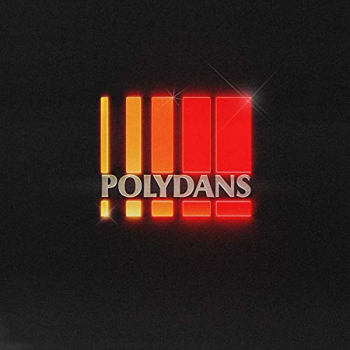 Vinyl record cover with vertical bars and the word "POLYDANS" in white.