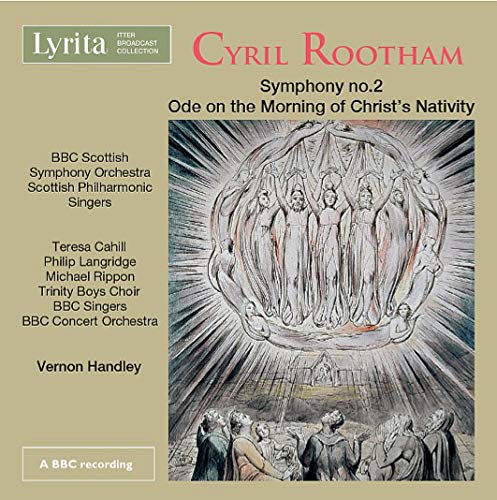 CD cover for Cyril Rootham’s Symphony No.2 and Ode to Nativity.