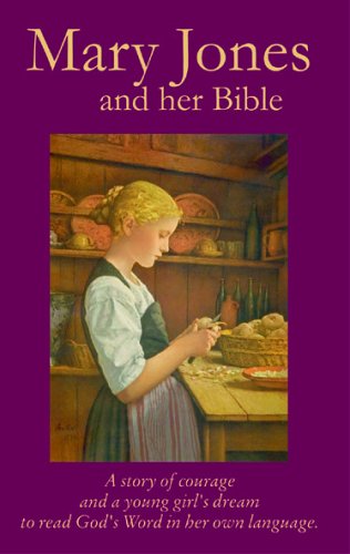 Book cover depicting a young woman with a Bible in a rustic kitchen.