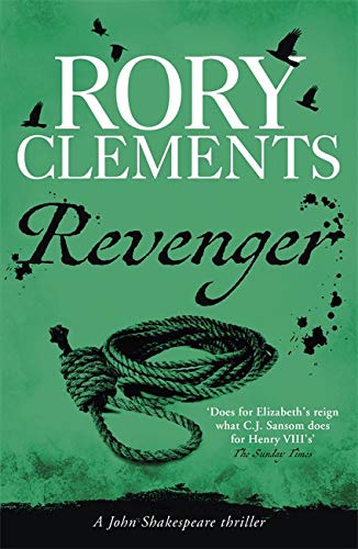 Book cover: "Revenger" by Rory Clements, featuring a coiled rope.