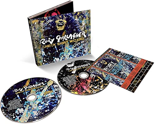 Rory Gallagher “Check Shirt Wizard” live album CD packaging with two discs.