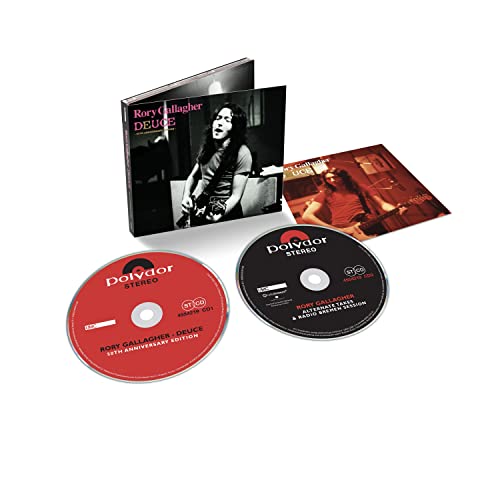 Rory Gallagher "Deuce" CD package with two discs and case insert.