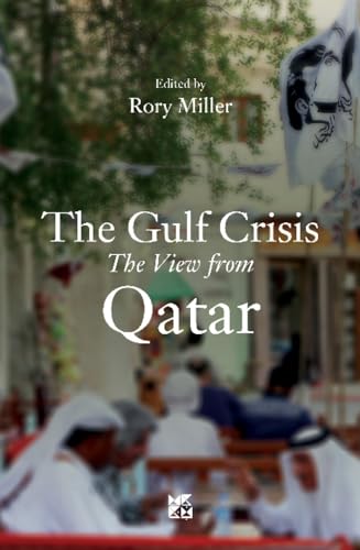 Book cover: “The Gulf Crisis” with a street scene background.