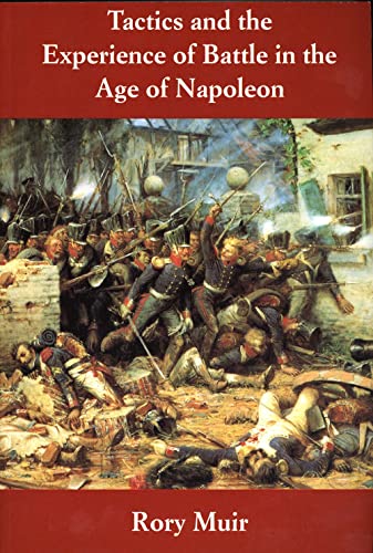 Book cover showing a chaotic Napoleonic era battle scene with soldiers fighting near buildings.