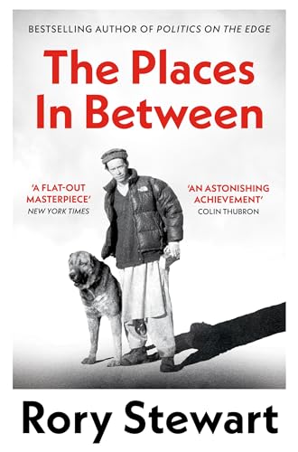 Book cover: man and dog, Afghanistan travel memoir by Rory Stewart.