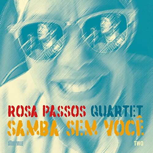 CD cover for Rosa Passos’ “Samba Sem Voce” featuring illustrated eyes.
