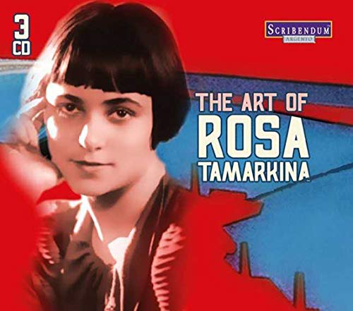CD cover featuring a woman with dark hair, red and blue background.