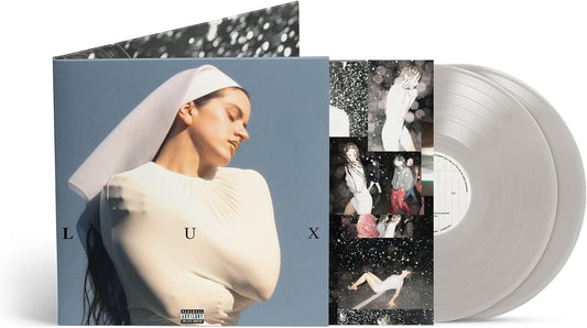 Rosalía LUX vinyl record set with gatefold cover and two translucent clear vinyl discs.