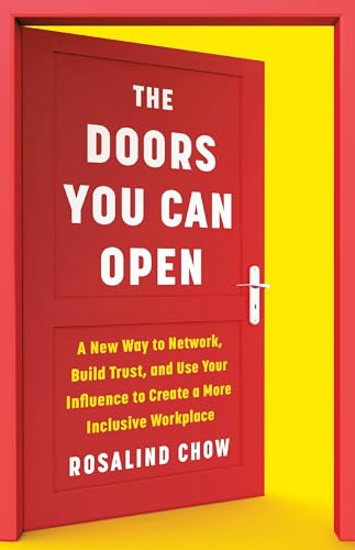 Red book cover with white title, depicting an open doorway.
