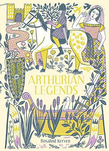 Book cover depicting a knight on horseback with floral and heraldic designs.
