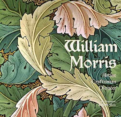 Book cover featuring floral patterns and the name “William Morris.”