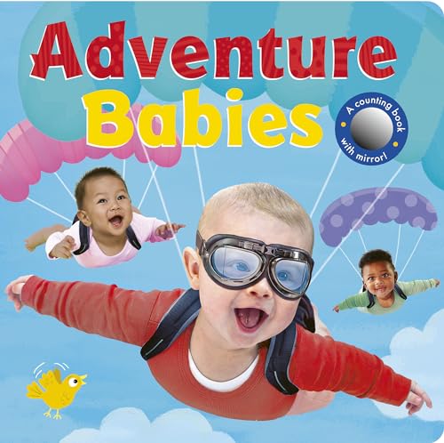 Book cover with babies in parachutes and aviation goggles.