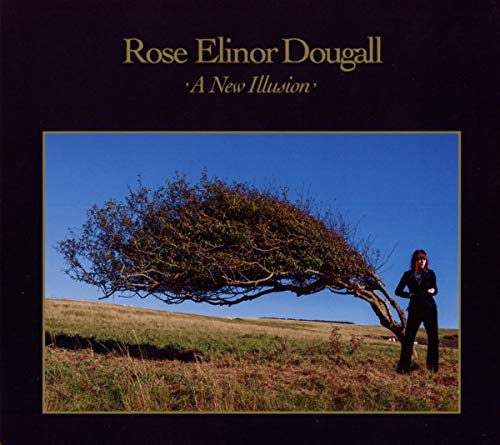 CD cover: woman by a windswept tree under a blue sky.