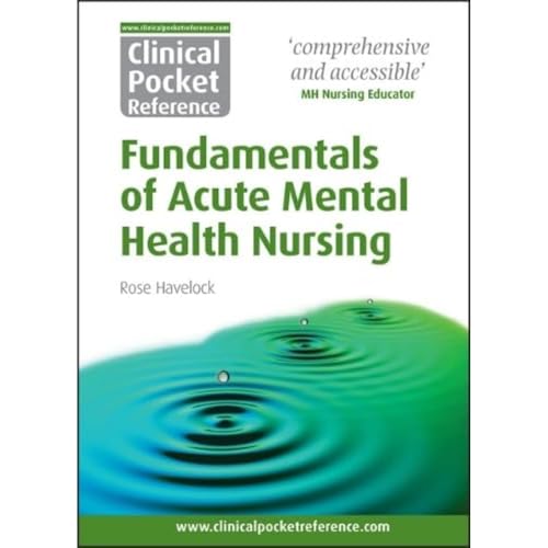 Green book cover with title: "Fundamentals of Acute Mental Health Nursing.