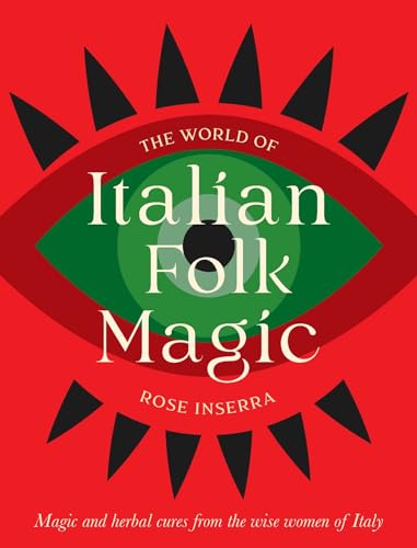 Book cover: an eye design with the title "The World of Italian Folk Magic".