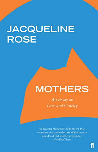Book cover with blue background, orange abstract shape, and white text title and author.
