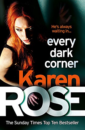 Book cover: woman with red hair, dark shadows, and bold text.
