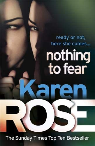 Book cover: “Nothing to Fear” by Karen Rose, featuring a woman’s face.