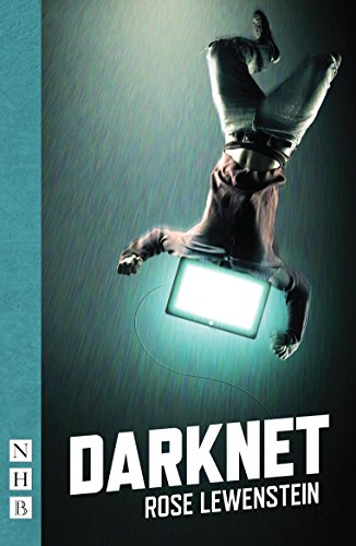Book cover: man falling with laptop, titled "Darknet" in large white letters.