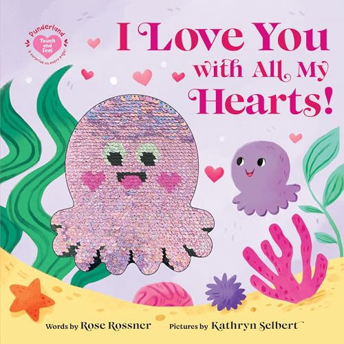 Children’s book cover with a sparkly pink octopus and purple octopus.