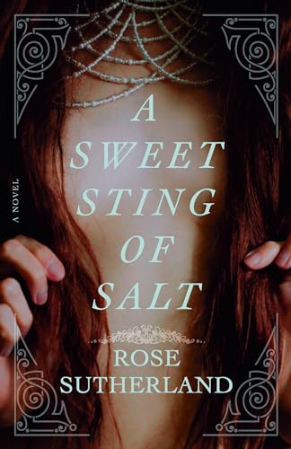 Book cover: woman’s back with beaded necklace, title “A Sweet Sting of Salt.”