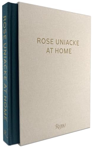 Cloth-bound book, “Rose Uniacke at Home,” with gold lettering.