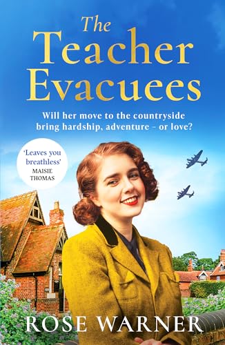 Book cover: woman in yellow coat, vintage airplanes, countryside scene.
