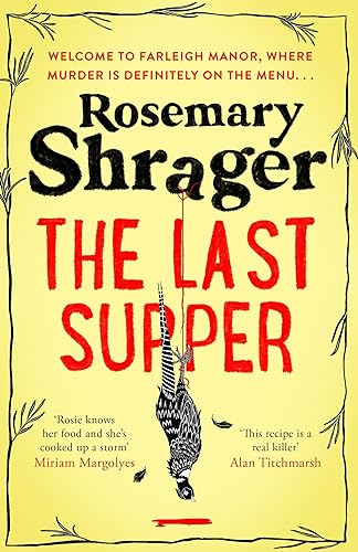 Book cover: "The Last Supper" with red text and a hanging pheasant.