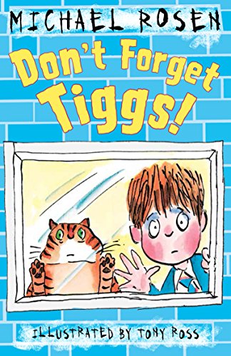 Book cover: a boy looking at a tiger through a window.