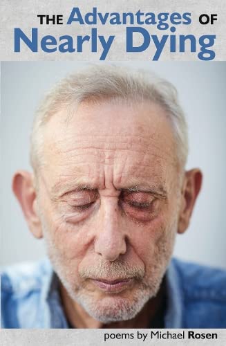 Book cover featuring a close-up portrait of Michael Rosen with his eyes closed.