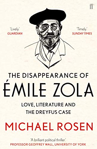 Book cover featuring a line drawing of Émile Zola with text against cream background.