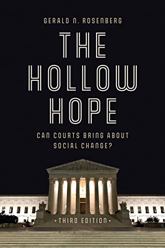 Book cover: "The Hollow Hope" with a courthouse image below the title.