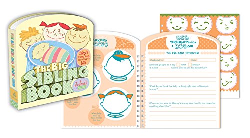 Book cover and open pages with illustrated children and fill-in prompts.