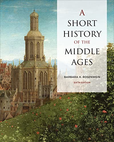 Book cover showing a medieval city with a tall tower and a grassy foreground.