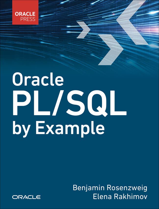 Book cover: "Oracle PL/SQL by Example" by Rosenzweig and Rakhimov.
