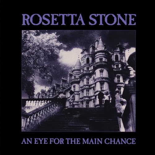 Rosetta Stone album cover: a gothic mansion with a cloudy sky.
