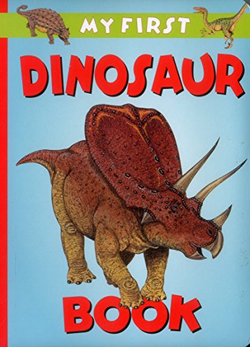 Book cover featuring a Triceratops dinosaur and smaller dinosaurs above text.