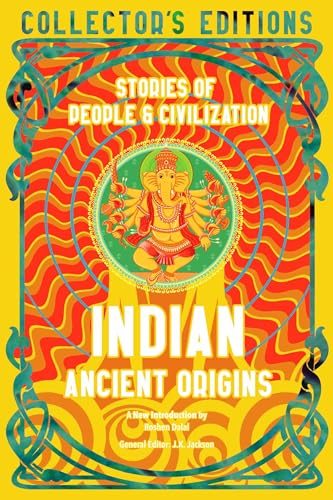 Book cover: “Indian Ancient Origins” with a multi-armed deity illustration.