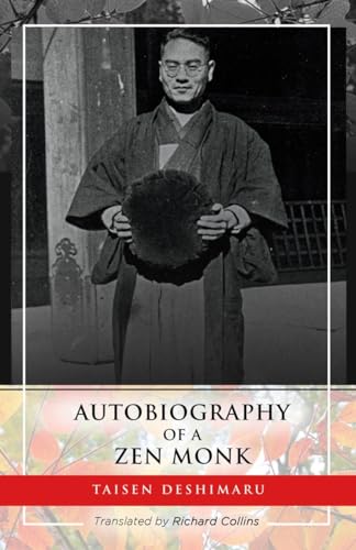 Book cover featuring a Zen monk in traditional robes holding a bowl.