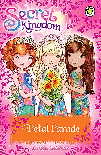 Book cover featuring three illustrated girls with flowers and a fairy.
