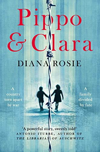 Book cover: “Pippo & Clara” depicts children running towards barbed wire.