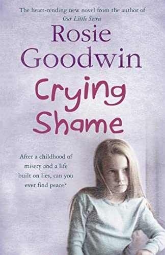 Book cover: “Crying Shame” with a young girl looking downwards.