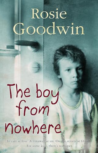 Book cover featuring a young boy with a somber expression and a doorway.