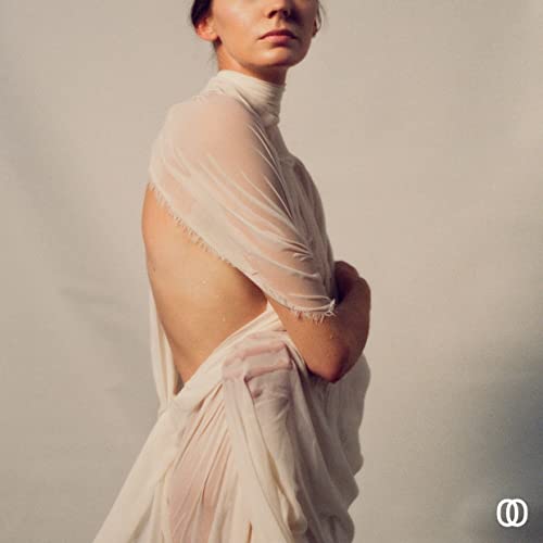 Rosie Lowe album cover: woman in sheer white clothing, side view.