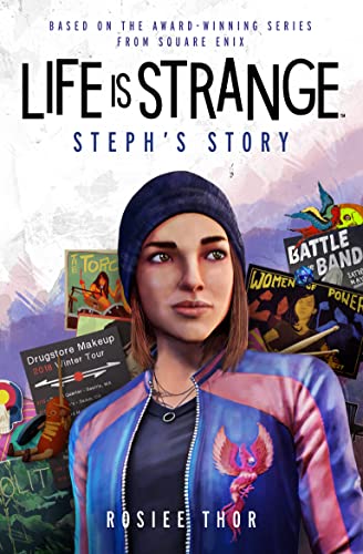 “Life is Strange: Steph’s Story” book cover featuring Steph, a young woman in a beanie.