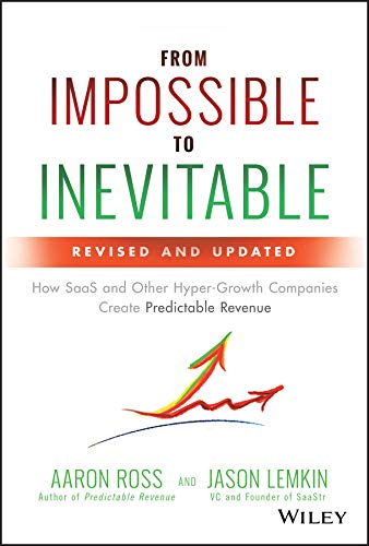 Book cover with bold title "From Impossible to Inevitable" and author names.
