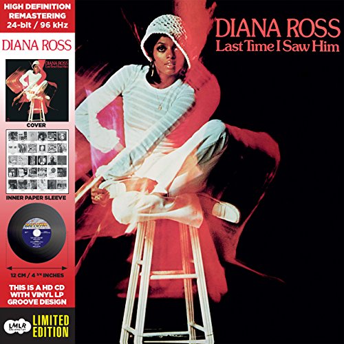 CD case featuring Diana Ross portrait, titled “Last Time I Saw Him”.